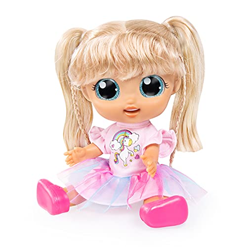 Bayer Design Muñeca City Girl con Pelo Largo para peinar, interactiva, da Besos y ríe con Accesorios, muñeco Funcional