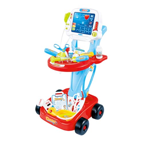 bellv Kit médico de Juguete,Juego Interactivo de Roles de médico para niños pequeños | Los niños fingen Jugar para niños y niñas, Regalo para niños pequeños para el día del niño, cumpleaños, Navidad