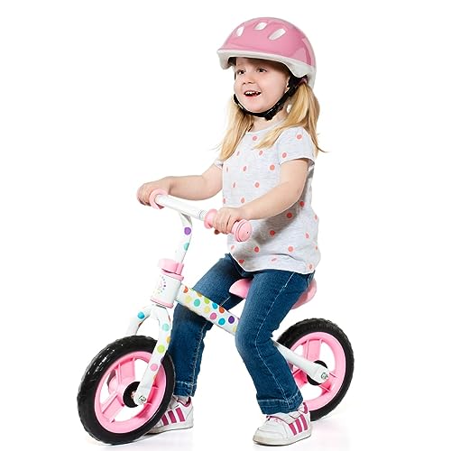 Bicicleta sin Pedales Minibike Rosa Molto + Casco Rosa MLT