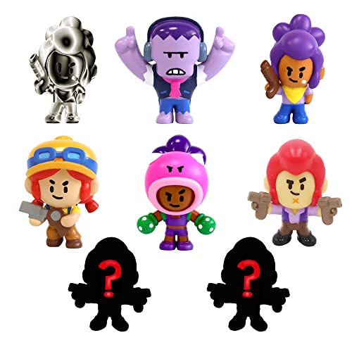 Bizak Brawl Stars Pack de 8, colección - Frank, figuras del juego multijugador de combate, coleccionables (64112071)