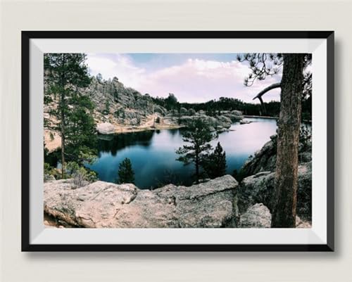 Black Hills, Rompecabezas de Madera de 4000 Piezas, Rompecabezas bellamente Estampado