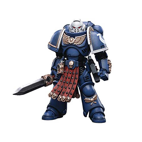 BLOOMAGE JOYTOY (BEIJING) TECH Warhammer 40k: Ultramarines Primaris Assault Vet Intercessor 1:18 Scale Action Figure Figura de acción