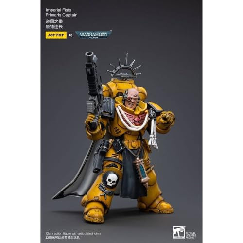 Bloomage Joytoy Tech - Joytoy Warhammer 40,000 - Imperial Fists Primaris Captain 1/18 Figura (Red)