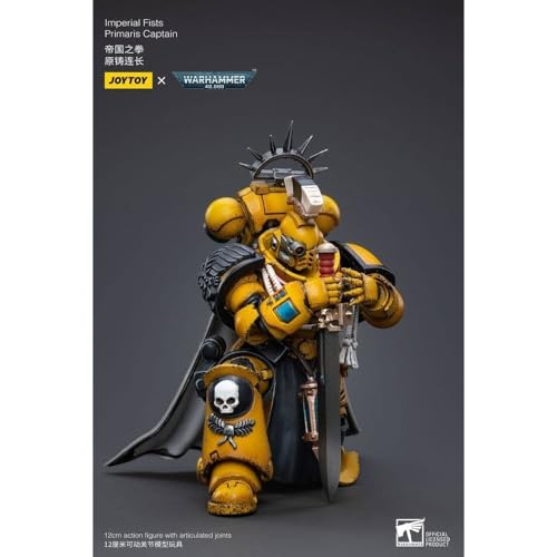 Bloomage Joytoy Tech - Joytoy Warhammer 40,000 - Imperial Fists Primaris Captain 1/18 Figura (Red)