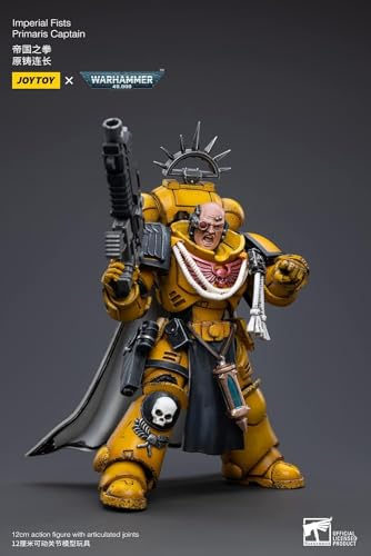 Bloomage Joytoy Tech - Joytoy Warhammer 40,000 - Imperial Fists Primaris Captain 1/18 Figura (Red)