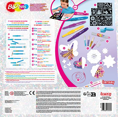 Blopens - Super Glitter Activity Center - Dibujos y Coloreado - A partir de 6 años - Lansay