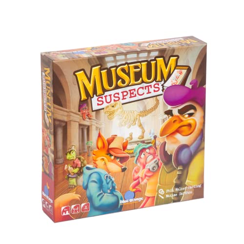 Blue Orange | Museum Suspects | Juego de Mesa | A Partir de 8 años | 2-4 Jugadores | Tiempo de Juego de 20 Minutos