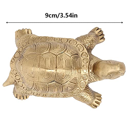 BOLORAMO Tortuga fácil de latón, Tortuga Hecha a Mano, símbolo de la Paz, Adorno de Feng Shui para el hogar, decoración para el hogar, Sala de Estar