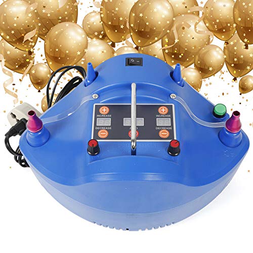 Bomba para globos, 1200 W, con temporizador, con cuatro boquillas, para fiestas de cumpleaños, bodas, decoración de festivales