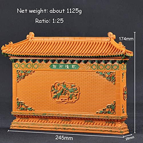 boojook Pekín Forbidden City Screen Screen Wall Model Souvenir Office Chinese Style Porch Antiguo decoración de la decoración Adornos de Escritorio