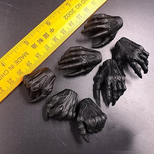 BOSWON 1/6 Monster Magic Black Hand Type 7 piezas para 12 pulgadas