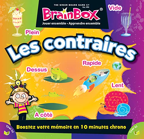 Brainbox Les Contrares Asmodee - Juego de mesa para niños