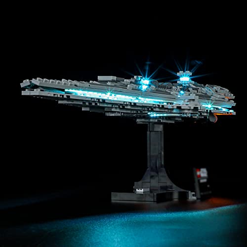 BRIKSMAX Kit de iluminación LED para Lego Star Wars Superdestructor Estelar Ejecutor - Compatible con Lego 75356 Building Blocks Model- No incluir el Conjunto de Lego