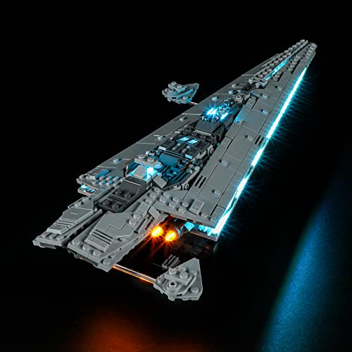 BRIKSMAX Kit de iluminación LED para Lego Star Wars Superdestructor Estelar Ejecutor - Compatible con Lego 75356 Building Blocks Model- No incluir el Conjunto de Lego