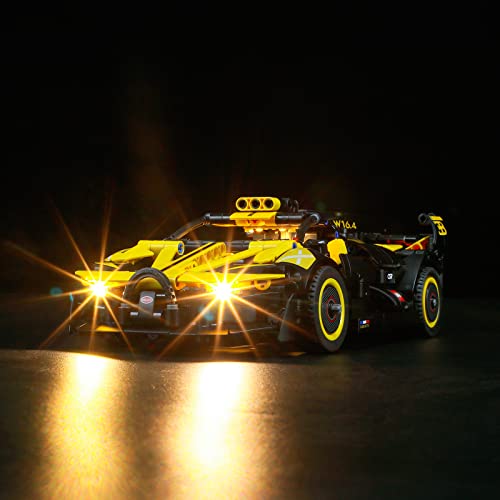 BRIKSMAX Kit de iluminación LED para Lego Technic Bugatti Bolide - Compatible con Lego 42151 Building Blocks Model- No incluir el Conjunto de Lego