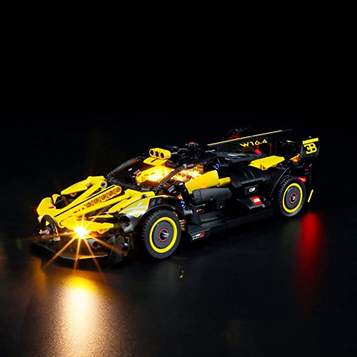 BRIKSMAX Kit de iluminación LED para Lego Technic Bugatti Bolide - Compatible con Lego 42151 Building Blocks Model- No incluir el Conjunto de Lego