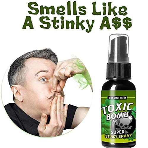 Broma Spray con Olor,Spray de Pedos,Apestoso Spray,Líquido Pedos Extra Fuerte,Apestoso Broma Spray,Juguete de Broma de Olor,Juguete Broma Olor,Líquido Pedos Extra Fuerte 30ML