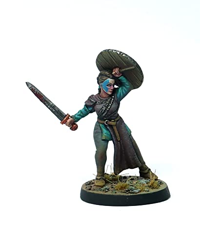 Brother Vinni Viking Femenino, Wargame Miniature Saga 28 mm, Resina