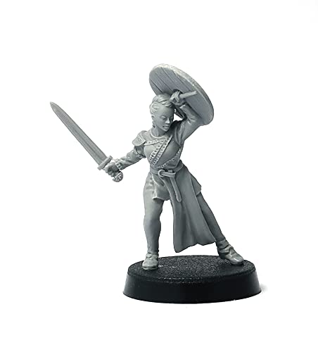 Brother Vinni Viking Femenino, Wargame Miniature Saga 28 mm, Resina