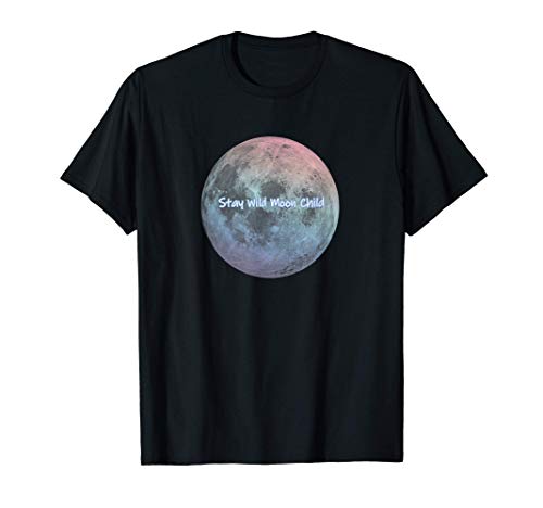 Bruja Estética Celestial Mágica Boho Luna Llena Pastel Goth Camiseta