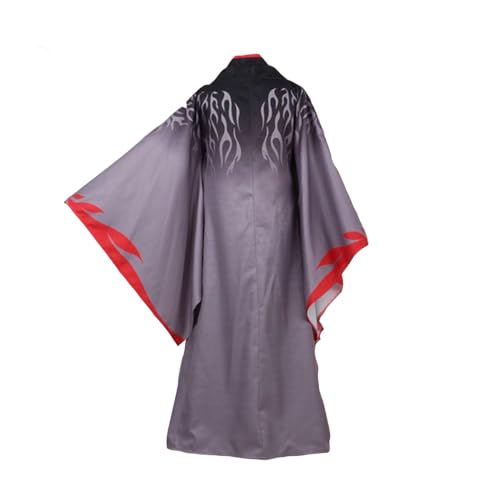 Bubels Anime Wei Wuxian Cosplay Disfraz Hanfu Robe Halloween Party Uniform Set,Black-S