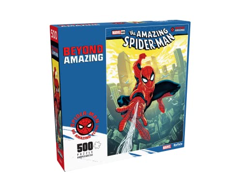 Buffalo Games - Marvel - Beyond Amazing: The Amazing Spider-Man - Rompecabezas de 500 piezas para adultos desafiante rompecabezas perfecto para noches de juego - El tamaño final es 21.25 x 15.00