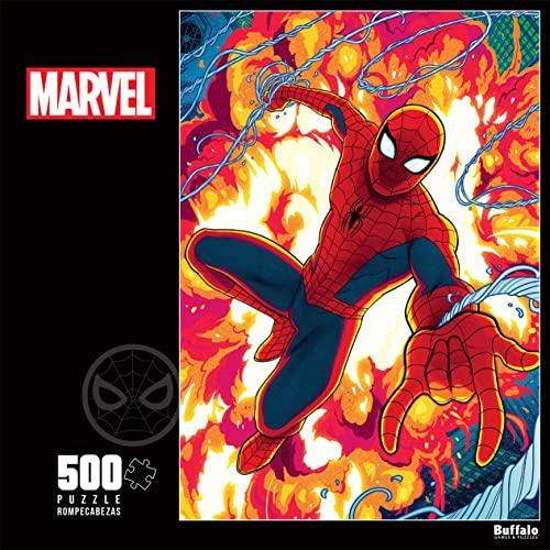 Buffalo Games - Marvel Tales con Spider-Man - Rompecabezas de 500 piezas