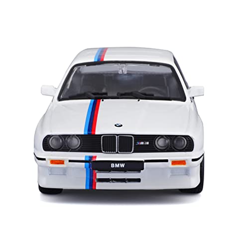 Burago - May Cheong GROUP-BBURAGO-1/24 BMW M3 1988 - Vehículo para niños Desde 3 años, 21100 W, 21100 W, Color Blanco