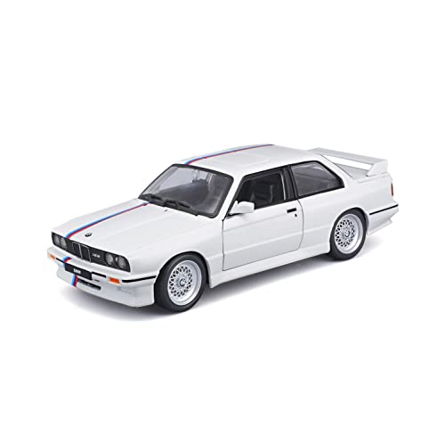 Burago - May Cheong GROUP-BBURAGO-1/24 BMW M3 1988 - Vehículo para niños Desde 3 años, 21100 W, 21100 W, Color Blanco