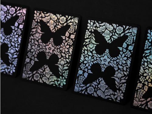 Butterfly Playing Cards Para coleccionistas: cartas de diseño Holo Edition (Worker Edition sin marcas)