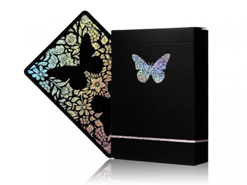 Butterfly Playing Cards Para coleccionistas: cartas de diseño Holo Edition (Worker Edition sin marcas)