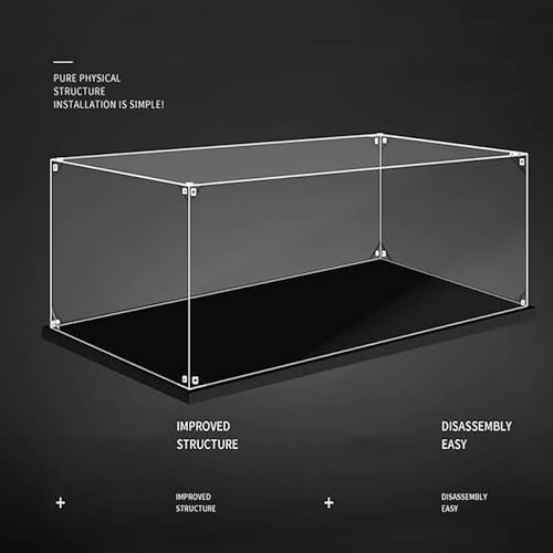 Caja expositora acrílica compatible con Lego 76989 modelo de Bestia de la Desesperación, protectora, a prueba de polvo, modelo de regalo, vitrina transparente (solo caja de exhibición)