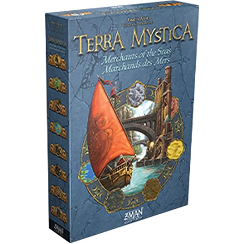 Capstone Games: Terra Mystica: Merchants of The Seas - Expansión de juego de mesa de estrategia, 2-5 jugadores, a partir de 14 años, juego de 120 minutos