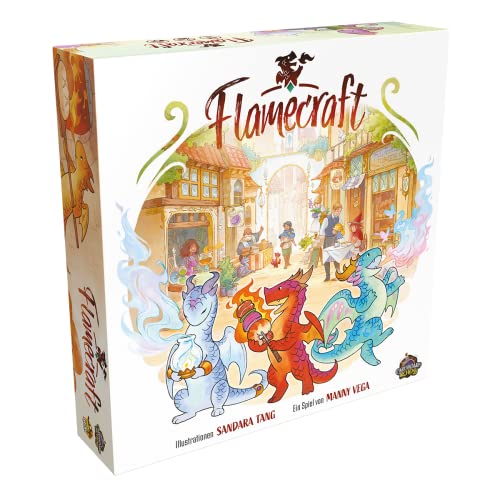 Cardboard Alchemy- Flamecraft Juego, Color, Multicolor. (Asmodee gmbH LDGD0011)