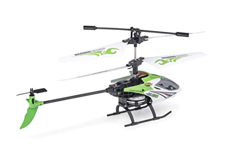 Carson 500507179 Easy Tyrann 230 Gyro 2.4GHz 100% RTF Verde - Helicóptero teledirigido, Robusto Modelo RTF (Listo para Volar) para Principiantes, Helicóptero RC, para niños a Partir de 8 años.