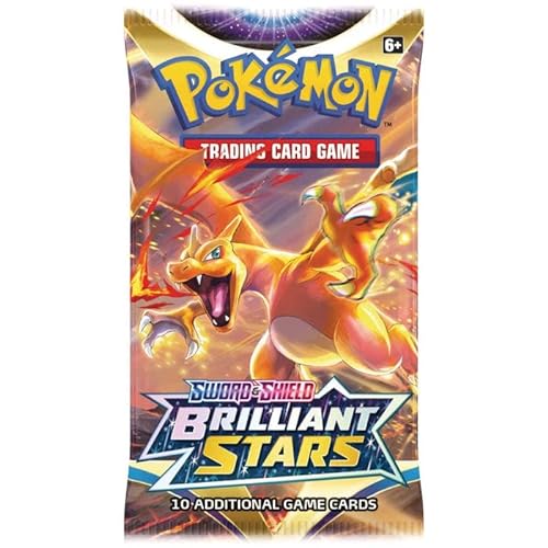 Cartas Pokemon Espada Y Escudo – Brilliant Stars Booster Packs x4 - Inglés Cartas Pokemon Originales - Cartas Pokemon Originales