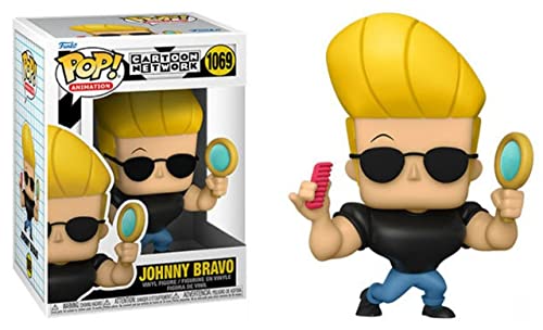 Cartoon Network: Johnny Bravo - Johnny with Mirror & Comb Funko Pop! Vinyl Figure (Bundled with Compatible Pop Box Protector Case)