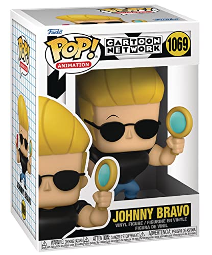 Cartoon Network: Johnny Bravo - Johnny with Mirror & Comb Funko Pop! Vinyl Figure (Bundled with Compatible Pop Box Protector Case)