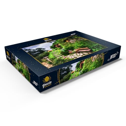 Casa Y Jardín De Bilbo Bolsón En El Plató De La Película El Hobbit, Nueva Zelanda - Premium 1000 Piezas Puzzles - Colección Especial MyPuzzle de Puzzle Galaxy