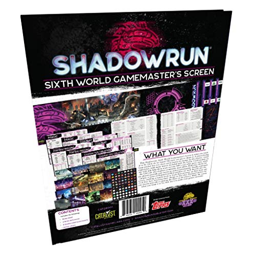 Catalyst Game Labs Shadowrun RPG: Pantalla Gamemaster de la 6ª edición