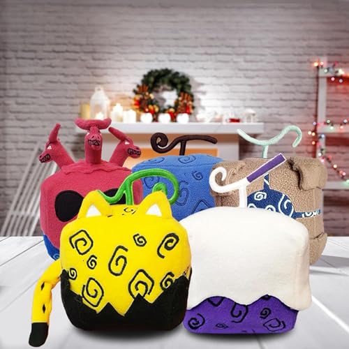 CenNa Brux Fruit - Peluche de 6 pulgadas Blox Fruit, adorable muñeca de peluche para niños y adultos, perfecto para cumpleaños de niños (L)