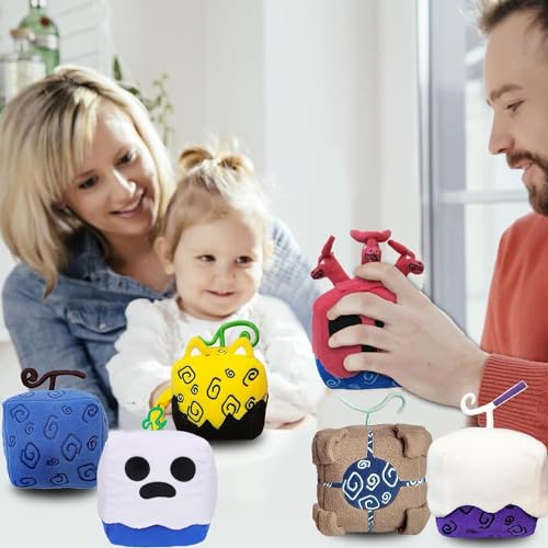 CenNa Brux Fruit - Peluche de 6 pulgadas Blox Fruit, adorable muñeca de peluche para niños y adultos, perfecto para cumpleaños de niños (L)