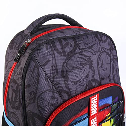 CERDÁ LIFE'S LITTLE MOMENTS Mochila Escolar de The Avengers Idónea para Niño, Unisex niños, Multicolor, Normal