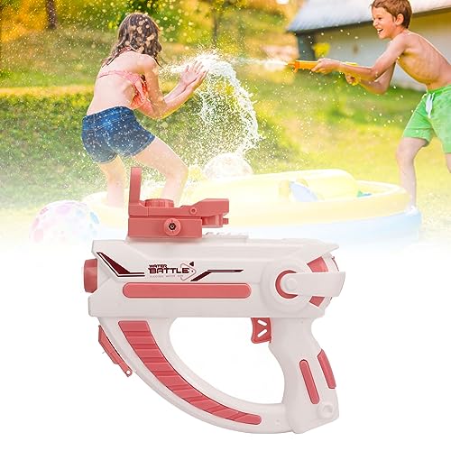 Changor Water Shooting Kids Water Fun Shooting Range 26-32 Pies Componentes Electrónicos ABS Carga USB 500mAh Sin Fugas para Summer Sandy Beach