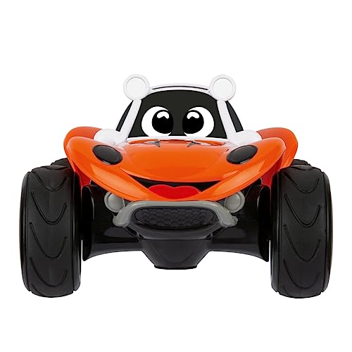 Chicco Happy Buggy Radiocontrol, Coche Todoterremo para Niños, Coche Radio Control Remoto con 4 Direcciones, Juguetes Teledirigido Niños 2 a 6 Años, Color Naranja