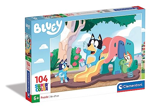 Clementoni 104 Piezas Bluey Puzzle Infantil A Partir De 6 Años (27171), Multicolor