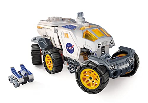 Clementoni- Laboratorio de Mecánica NASA Mars Rover, Juego de Construcciones, Nave Espacial NASA, Juguete Científico Stem en Español, a Partir de 8 años (55470)