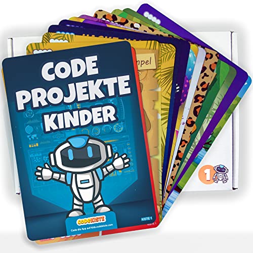 CodeKiste - Programación de aprendizaje para niños con aplicaciones y juegos reales - Diseñado para principiantes: Ciencias de la Computación y Programación Javascript para niños (Caja 1 de 12)