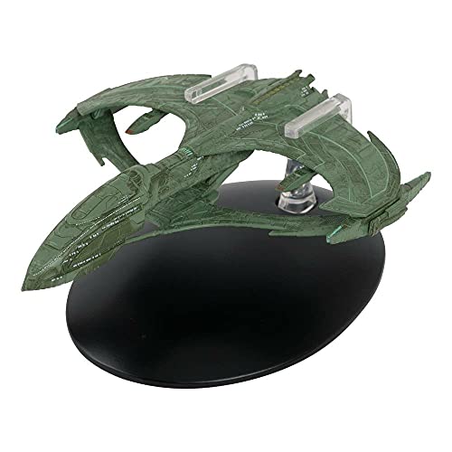 Colección oficial de Star Trek Online Starships | Aelahl-Class Romulan Light Warbird Battlecruiser con revista Número 13 por Eaglemoss Hero Collector