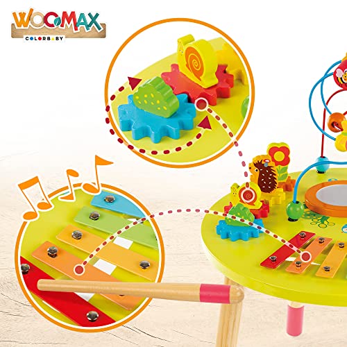 ColorBaby WOOMAX 49357 - Woomax-Mesa Actividades Madera +3a